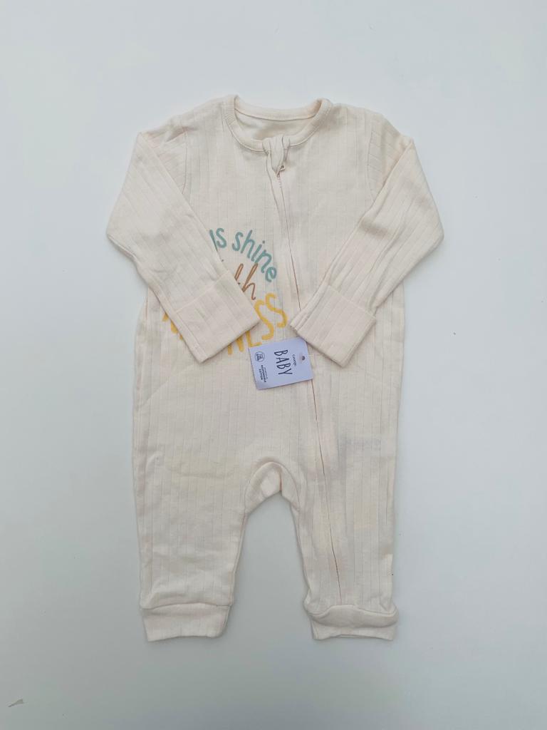 Next Ribbed Sleepsuit