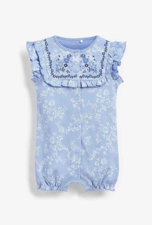 Next Embroidered Flowers Romper