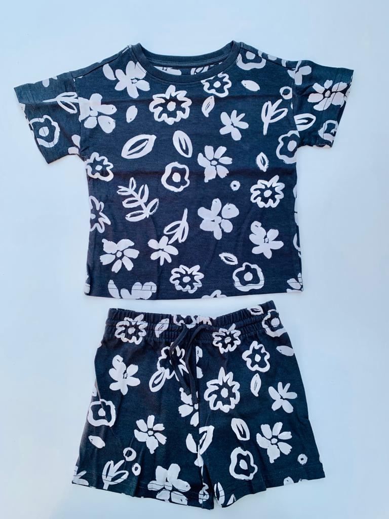 Next Floral themed Shirt & Short Set