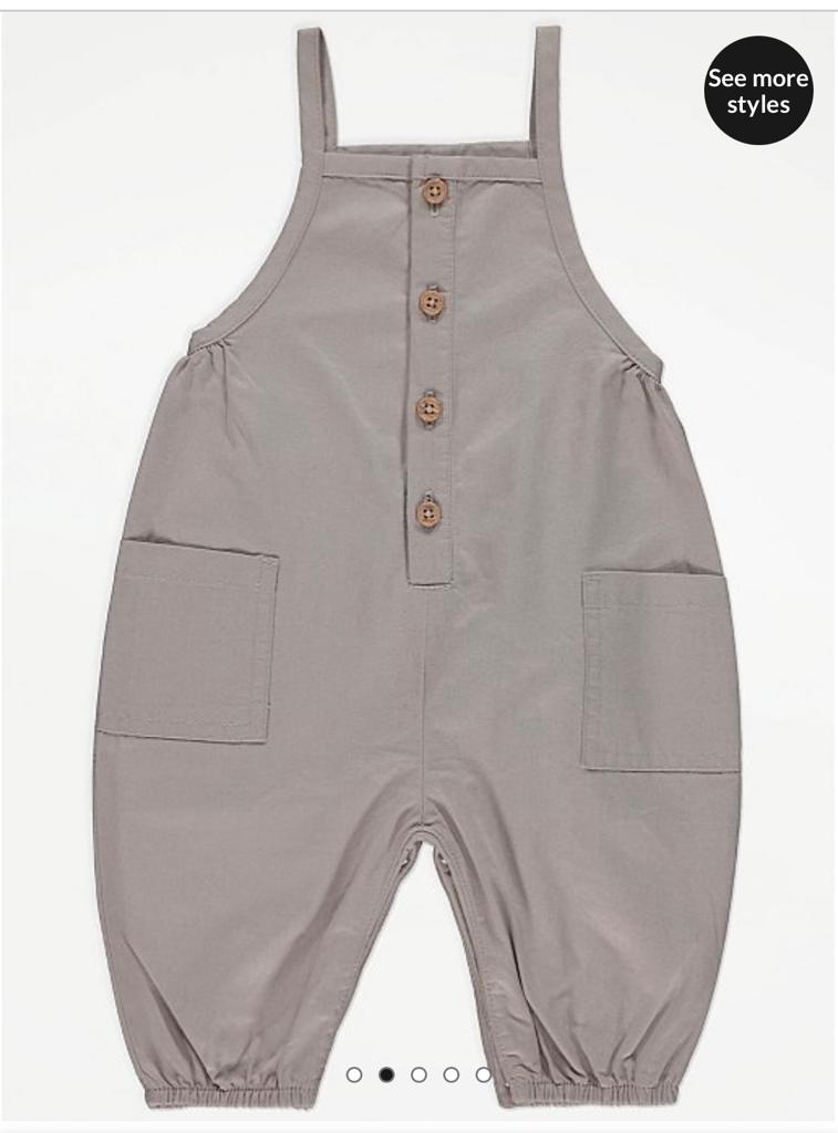 George Safari Themed Dungarees