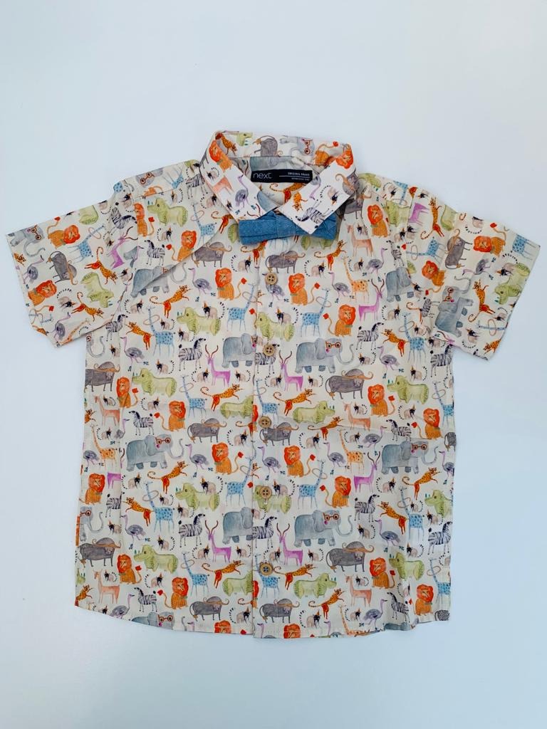 Next Safari Themed  Shirt & Bow