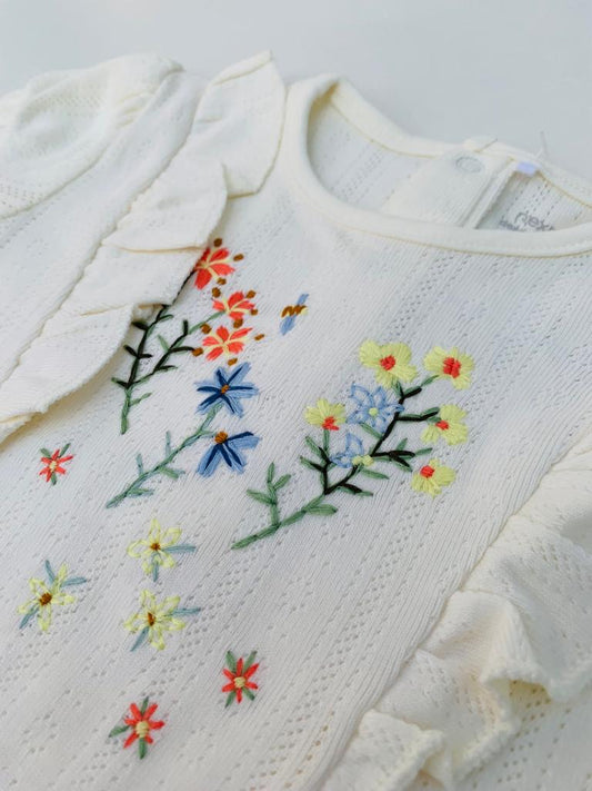 NEXT Embroidered Romper