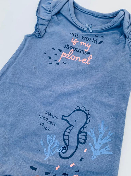 George Sea "Our world is my Favourite Planet" Romper