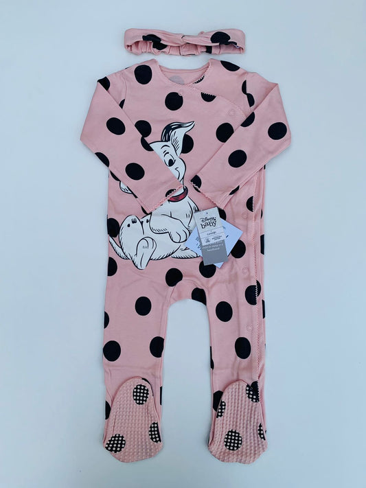 George Sleepsuit with headband