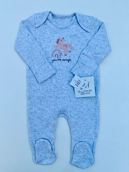 George Embroidered Sleepsuit