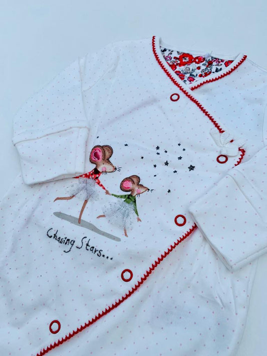 Next Embroidred Sleepsuit