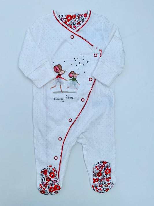 Next Embroidred Sleepsuit