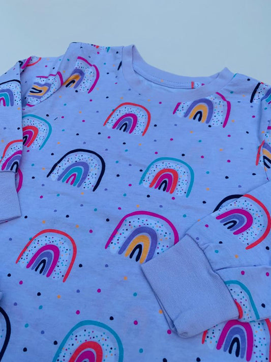 Matalan Rainbow Print PJ Set