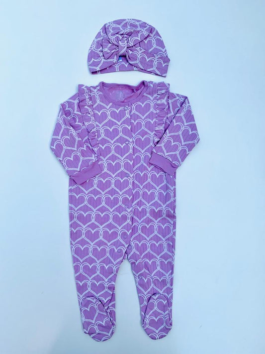 Next Matching Turban cap with Sleepsuit