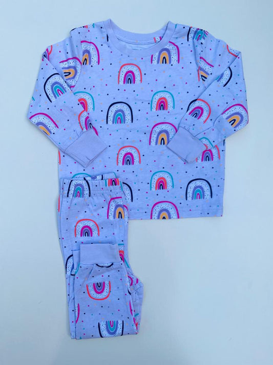 Matalan Rainbow Print PJ Set