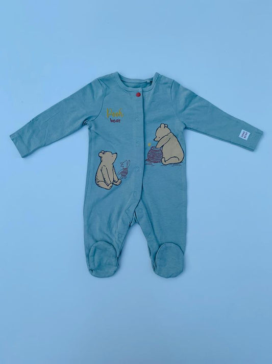 TU Clothing Embroidered "Pooh" Sleepsuit