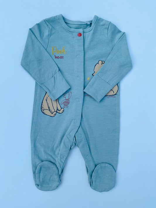 TU Clothing Embroidered "Pooh" Sleepsuit
