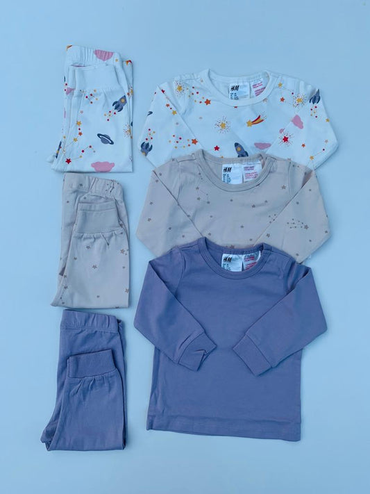 H&M Pack of 3 Pj's