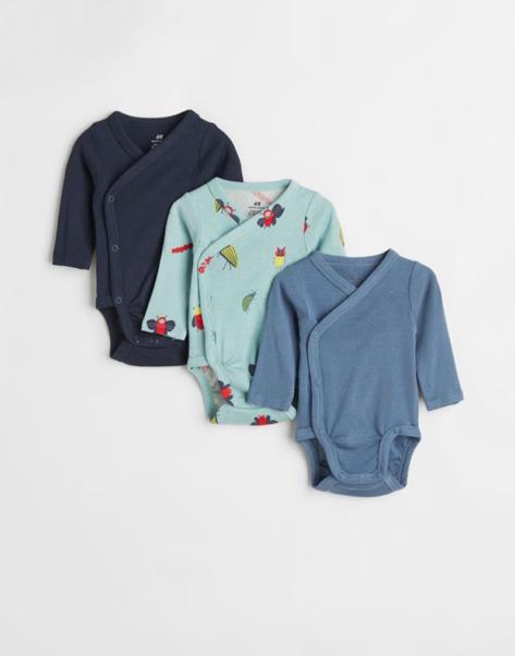 H&M Pack of 3 Bodysuits