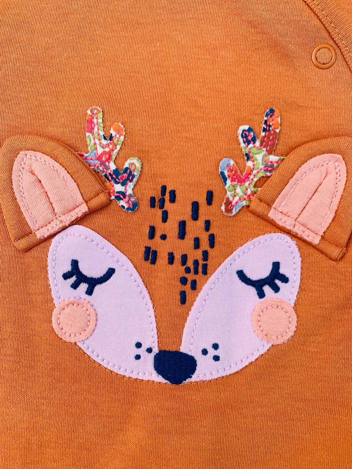 Next Appliqued Fox Sleepsuit