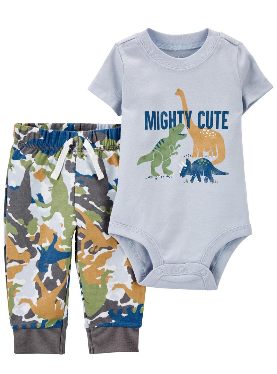 Carters “Mighty Cute“ 2 Pc Set