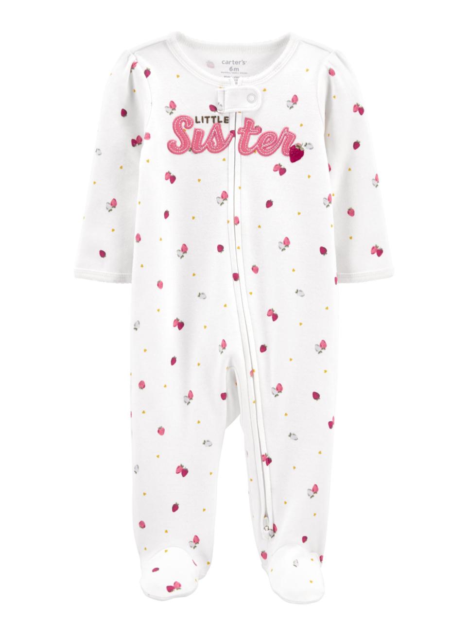 Carters " Little Sister "Sleepsuit