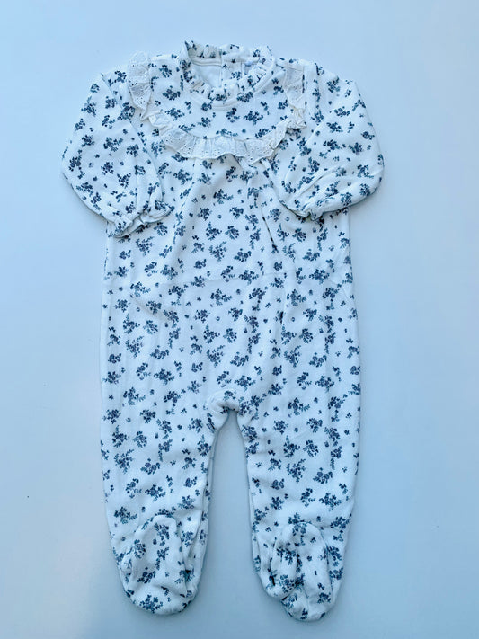 Next Velour Sleepsuit