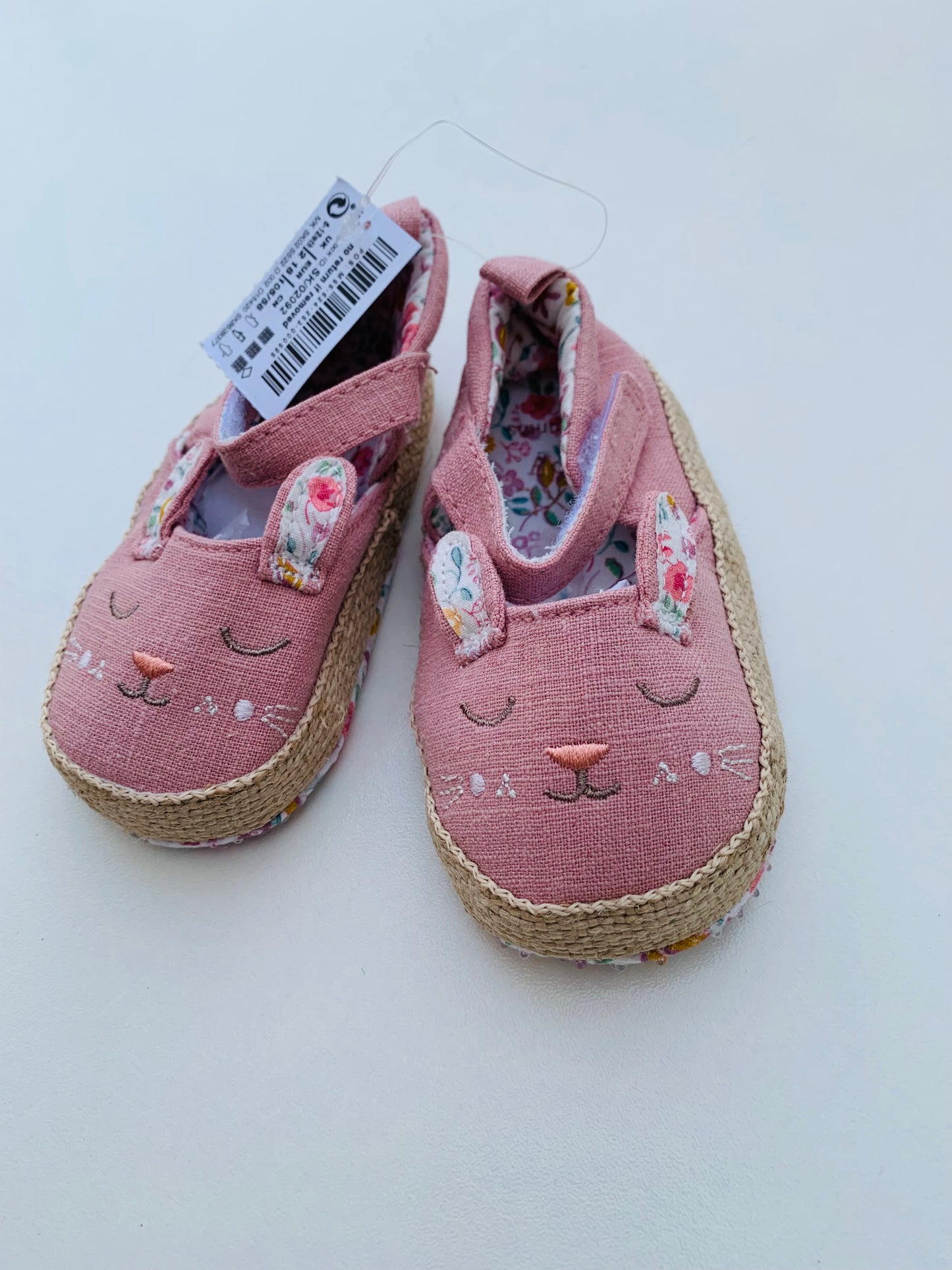 Pink Bunny Face shoes