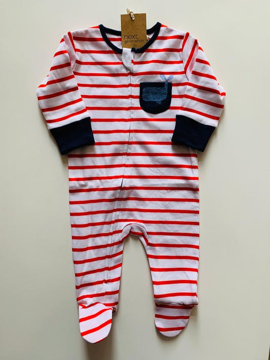 Zip Up Sleepsuit with pocket