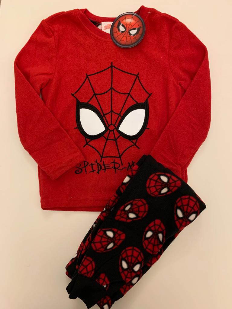 Spiderman Set of Fleeced Shirt & Trouser